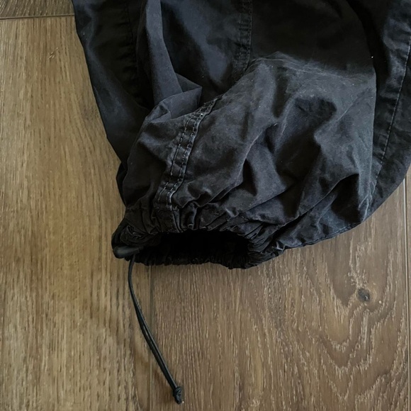 Black Zara Balloon Drawstring Pants - Picture 3 of 7